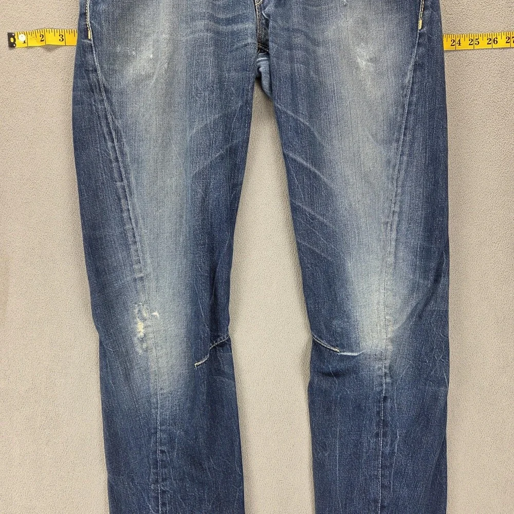 Vintage Levis Engineered Jeans Mens 34x34 Blue Twisted Zip Fly Medium Wash